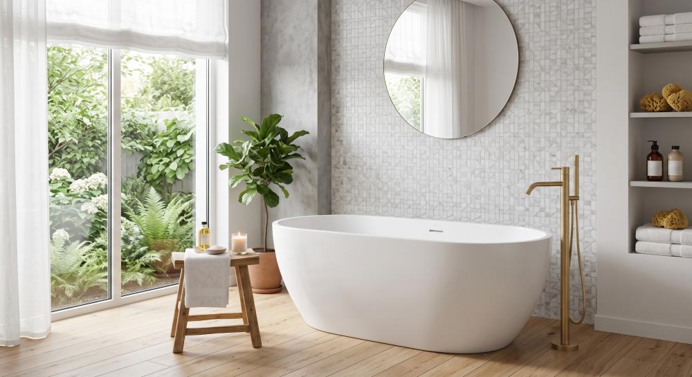 modern freestanding bathtub installation and bathroom styling guide