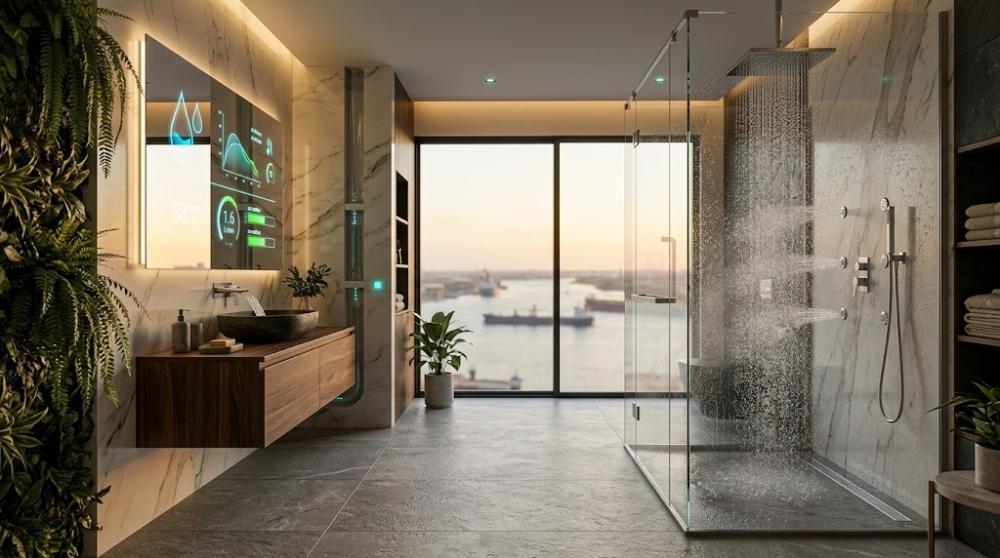 sustainable bathroom eco engineering and water saving sanitary fixture