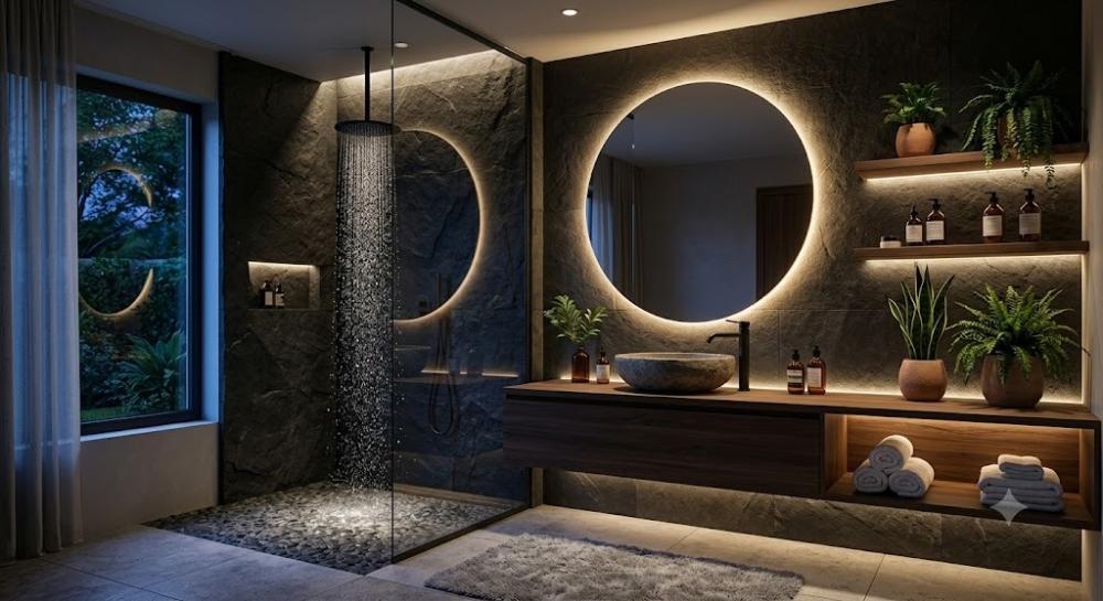 modern bathroom lighting and fixtures design guide - Hnafeh Store