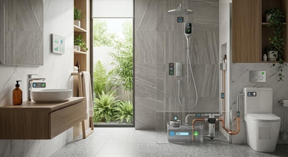 modern bathroom water conservation and efficiency engineering guide