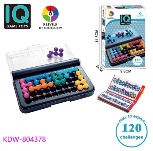 iQ21-3 لعبة التحدي والذكاء 120 لغز
