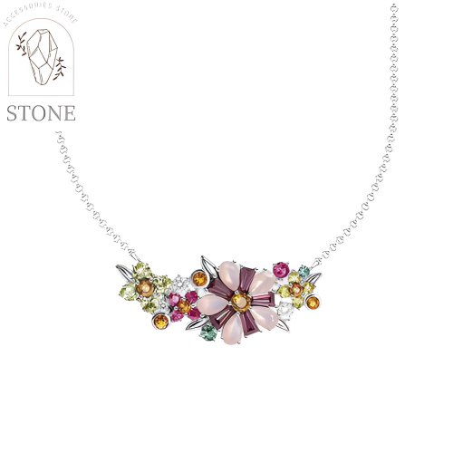 قلادة زهرة الألوان