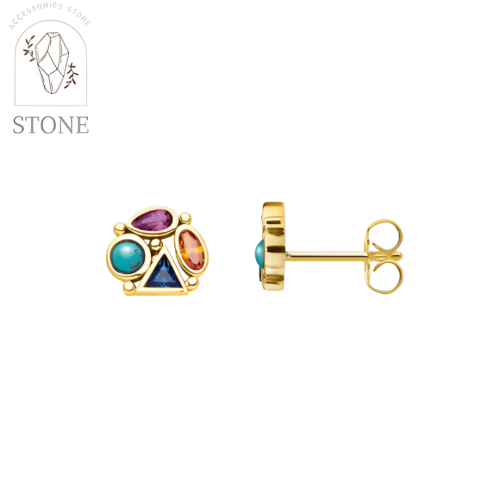 أقراط فسيفساء الألوان