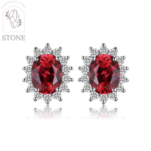 اقراط قارنيت  & زركون