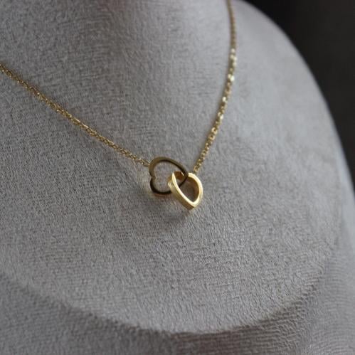 Double Heart Necklace