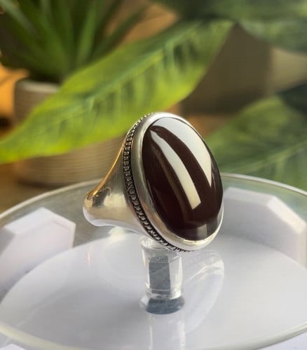 عقيق يماني كرزي فاخر