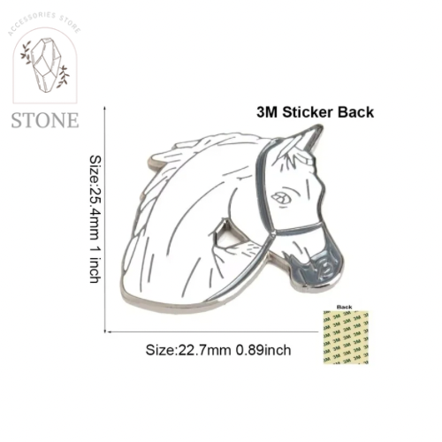 الخيل العربي - استيكر معدني 3M