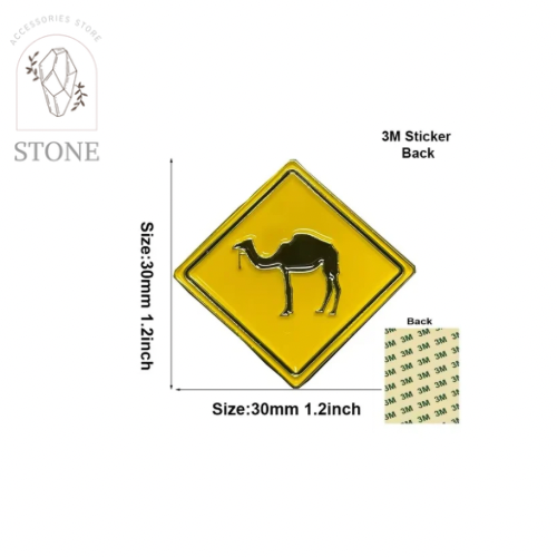 إشارة عبور جمال - استيكر معدني 3M