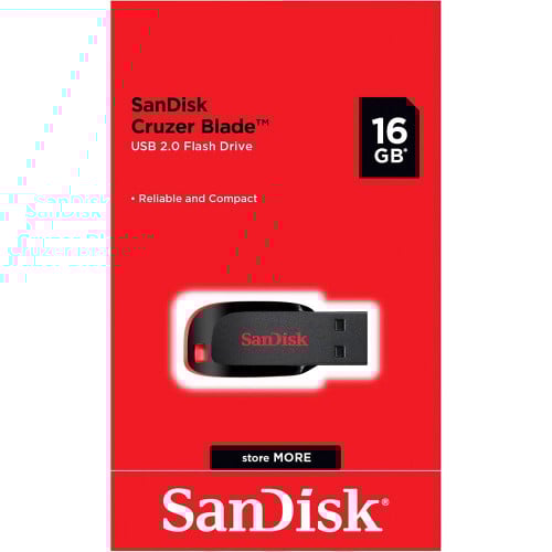 فلاش ميموري Sandisk Cruzer Blade 16GB