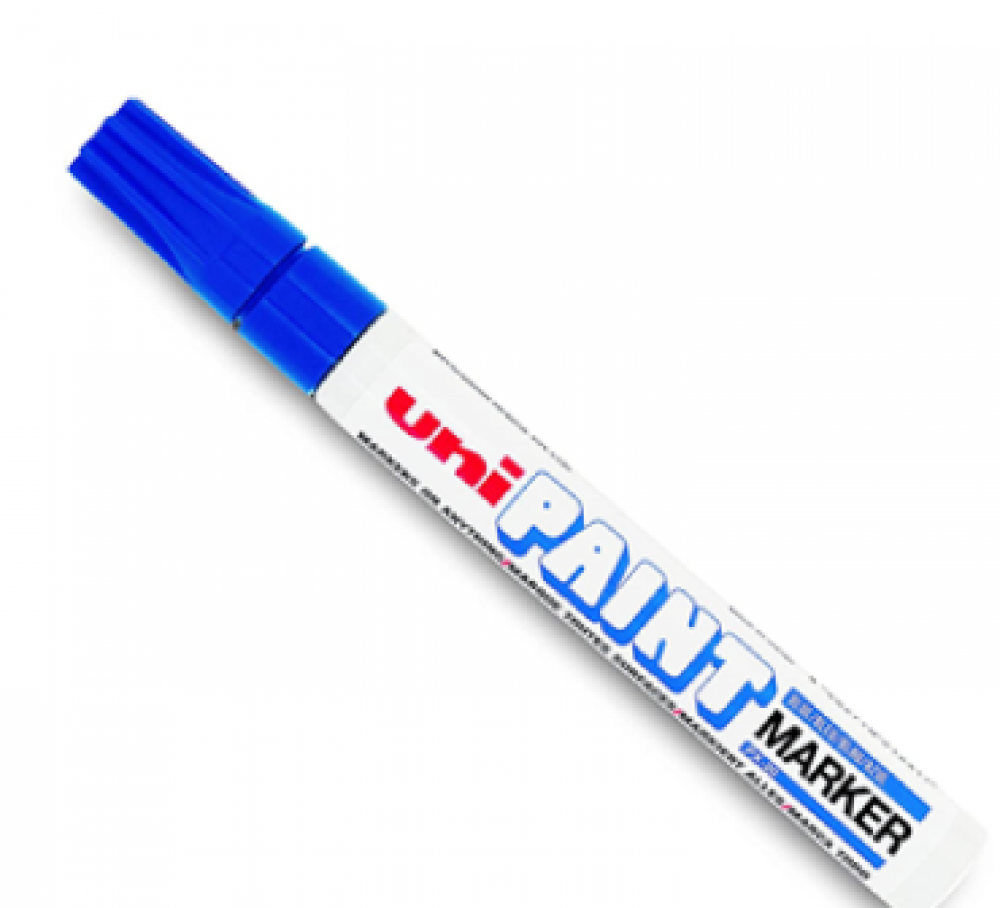 قلم ماركر بويه 2.8mm ازرق راس دائري يوني بول (uni-ball PX-20(L
