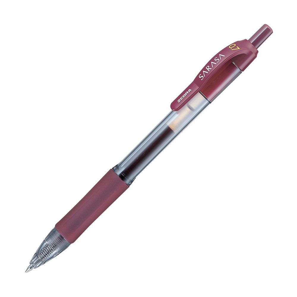 قلم عنابي زيبرا سارسا 0.7 ملم