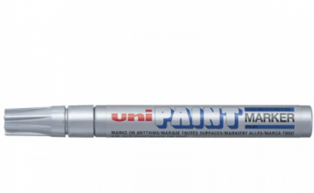قلم ماركر بويه 2.8mmفضي راس دائري يوني بول (uni-ball PX-20(L