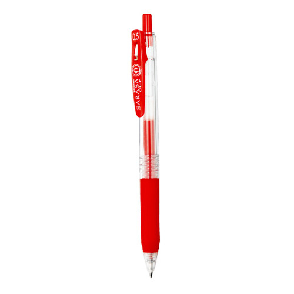 قلم احمر زيبرا سارسا كليب 0.5ملم