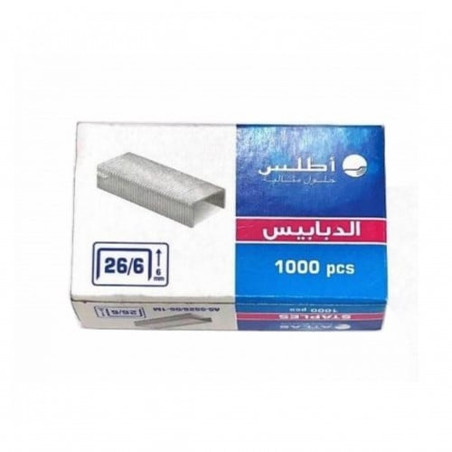 دبابيس دباسه26/6 اطلس 1000دبوس