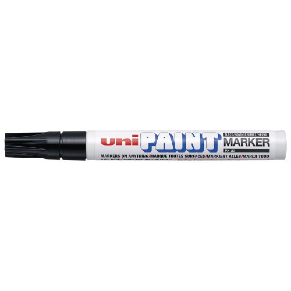 قلم ماركر بويه 2.8mm اسود راس دائري يوني بول (uni-ball PX-20(L