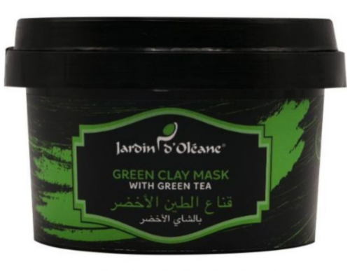 Jardin D Oleane, Green Clay Mask With Green Tea, 250 G