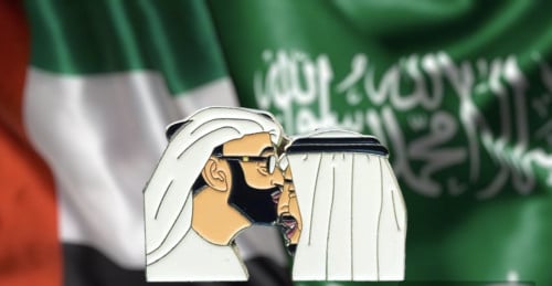 عينين في راس - pin king salman and mohammed bin za...