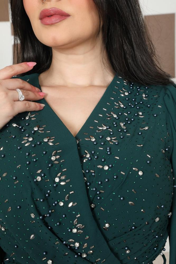 فستان سهرة ناعم بشك راقي