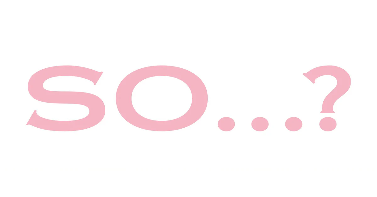 ?...So