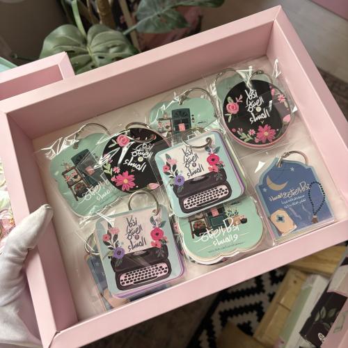 صندوق ميداليات منوعة فضية