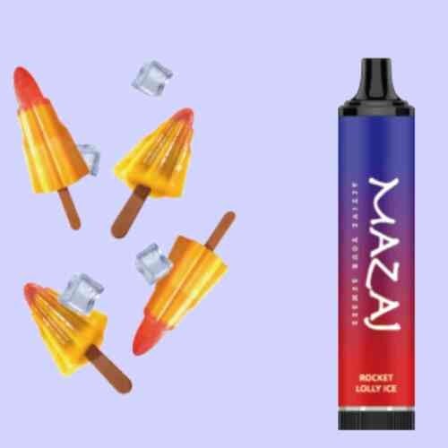 سحبة مزاج ديمون 5000 موشة نكهة ايس كريم صاروخ 5000 PUFFS