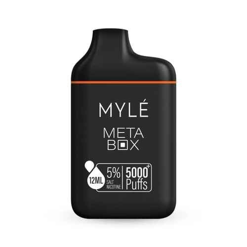 مايلي ميتا بوكس برتقال ايس 5000 نفخة MYLE META BOX ORANGE ICE MESH COIL 5000 PUFFS