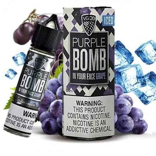 نكهة فيقود بربل بومب ايس  - VGOD PURPLE BOMB GRAP ICE - 60ML