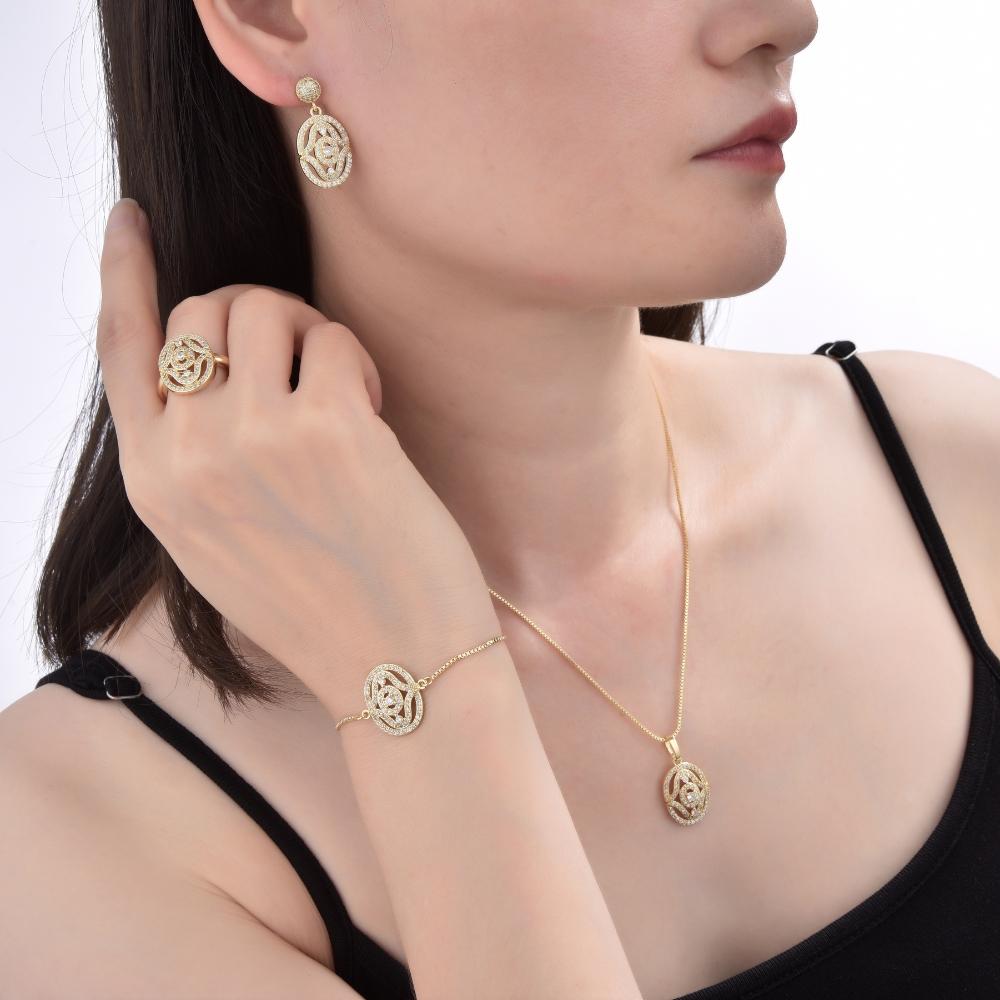 طقم نسائي فاخر ماركة فورايفر FE-5-293 لونين اسود