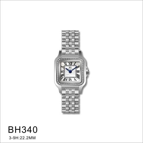 ساعة نسائيه ماركة برناتشي BH340 فضي