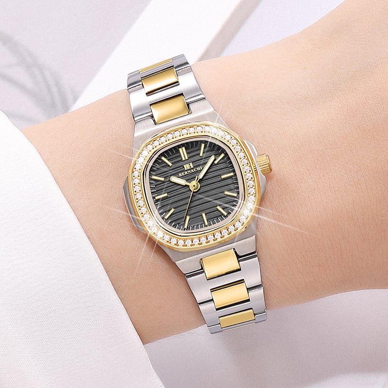 ساعة نسائية ماركة برناتشي BH330 لونين رصاصي