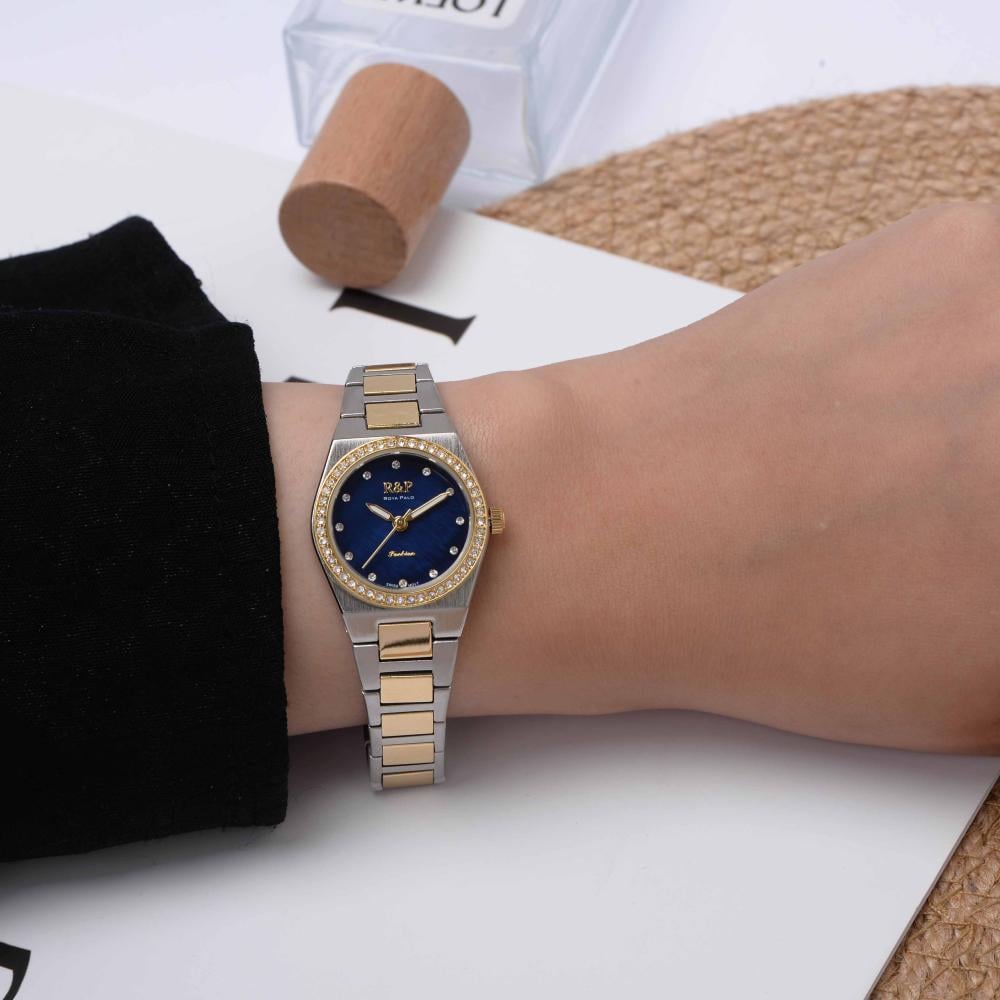 ساعه نسائيه ماركه رويال بالو RP-219168 لونين مينا ازرق