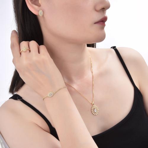 طقم إكسسوار نسائي WY11 (سلسال+اسواره+خاتم +حلق)