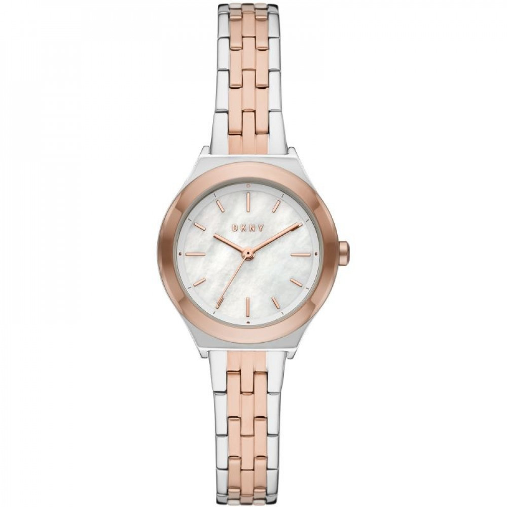 dkny rose gold watch womens