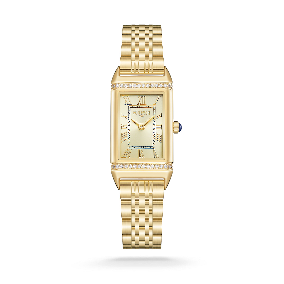 ساعة نسائية ماركة  فور ايفر FE1006 ذهبي كامل