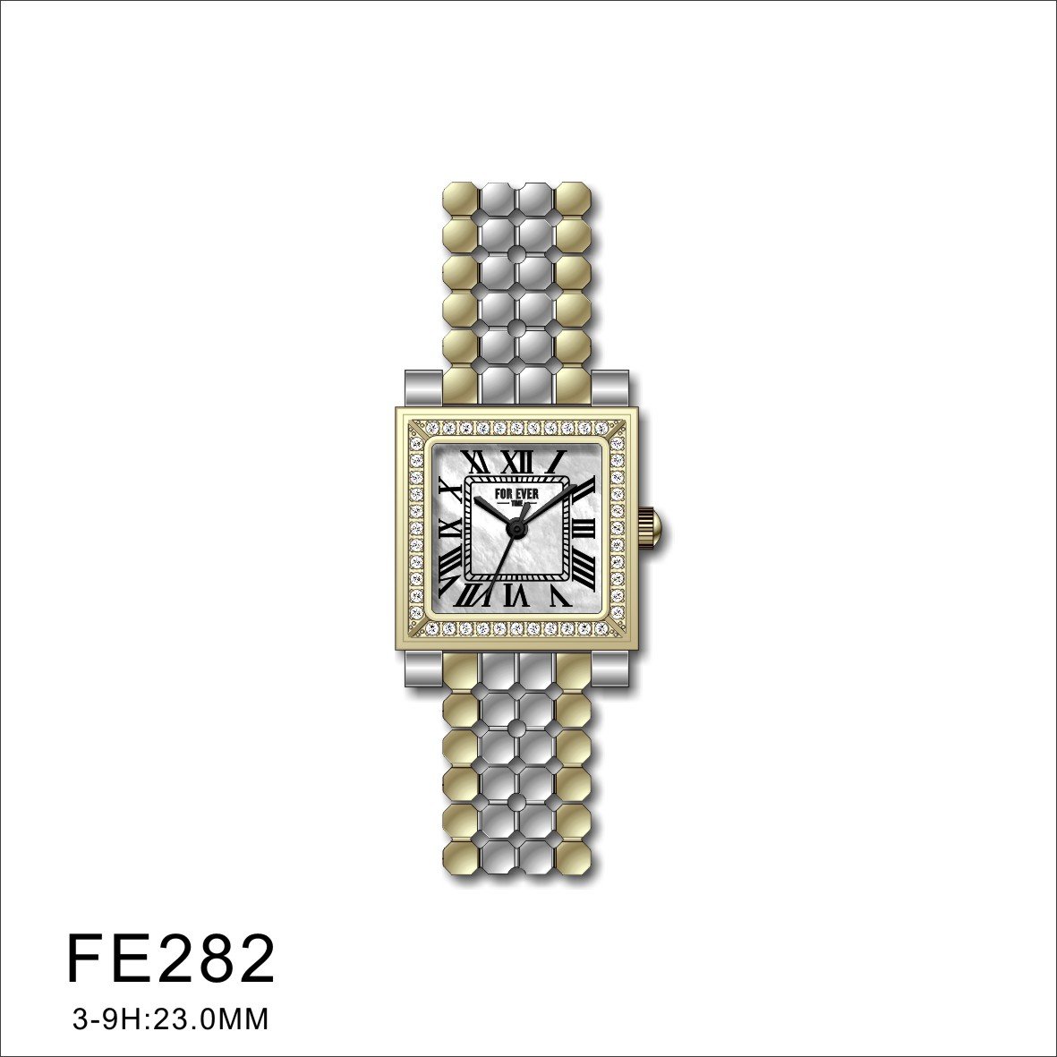 طقم نسائي فاخر ماركة فور ايفر FE-55-282 لونين ابيض 2