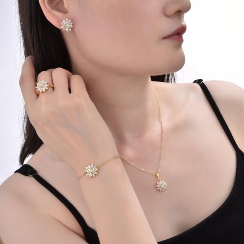 طقم إكسسوار نسائي WY11 (سلسال+اسواره+خاتم +حلق)