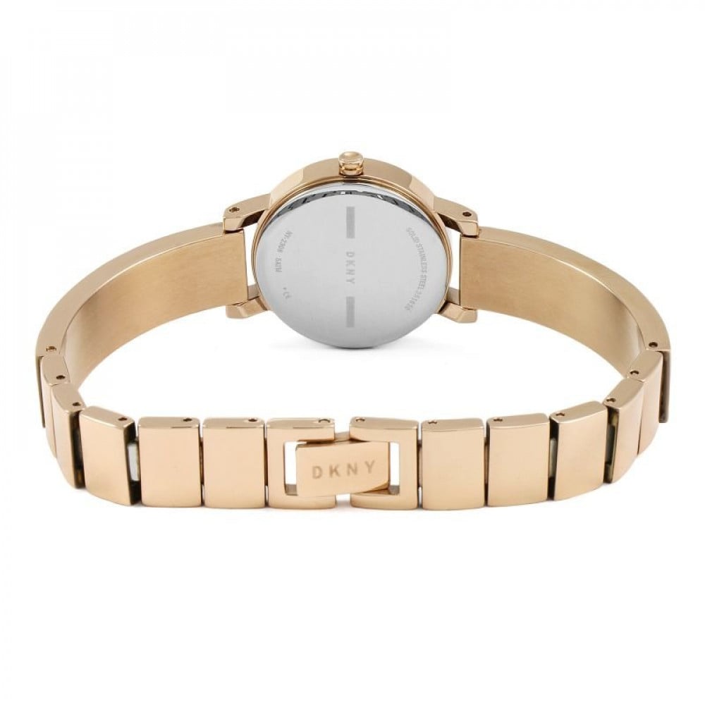 dkny gold bangle watch