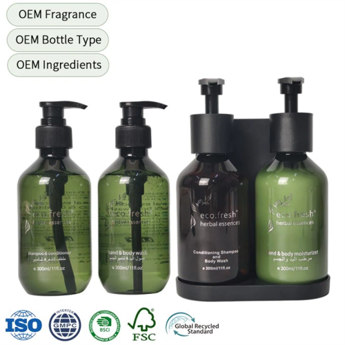 موزع ثنائي للشامبو و جل الاستحمام للفنادق