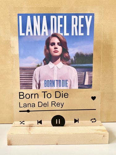 لوح موسيقي لاغنية Born to die