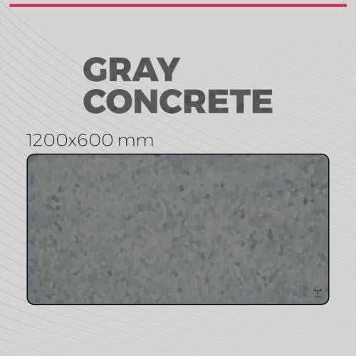 Tecsh Mouse Pad - Gray Concrete 3XL