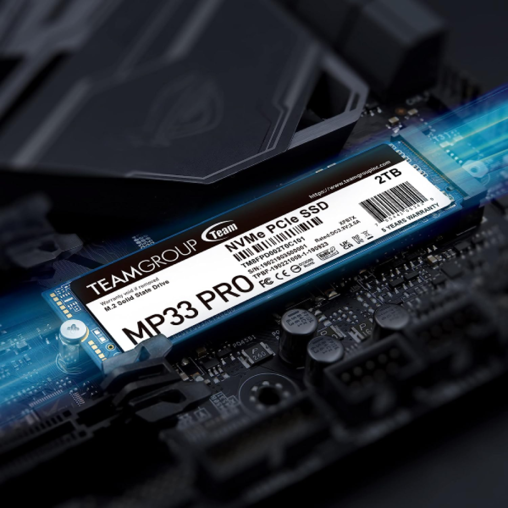 ذاكرة تخزين TEAMGROUP MP33 PRO 2TB SLC Cache 3D NAND TLC NVMe