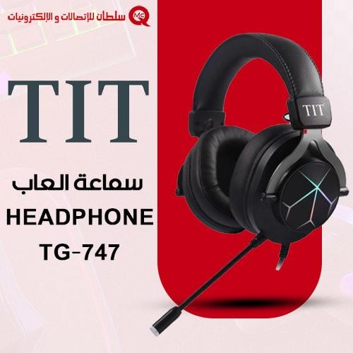 TIT Headphone TG-747 سماعة العاب