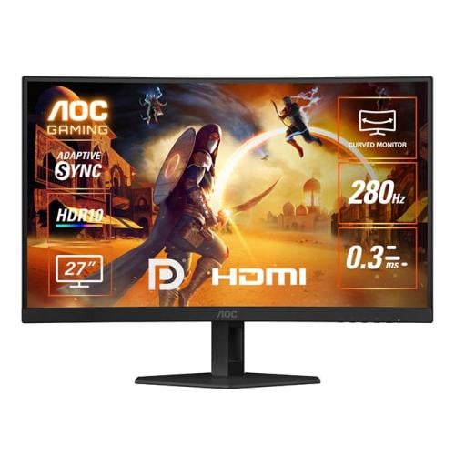 AOC C27G4ZE Curved Gaming Monitor 27-inch Full HD...