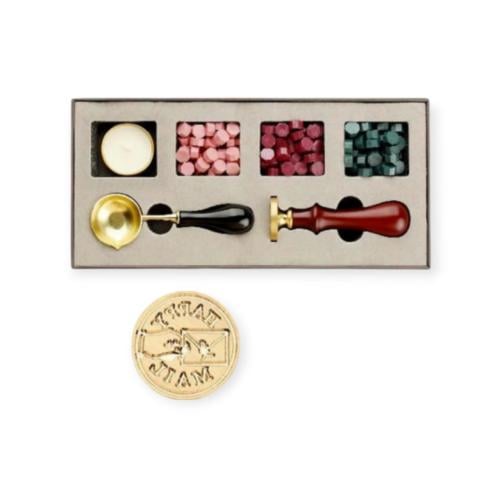 ختم الشمع  مع شمع واداه تسخين الشمع23*11رقم188