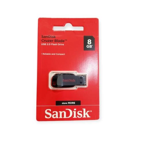 ذاكرة فلاش يو اس بي سانديسك  8 جيجابايت - SDCZ50، usb2.0، سعة 8 GB