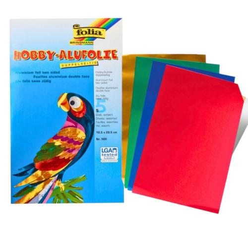 رقائق نحاس متعدد الالوان  5لون 5 حبة