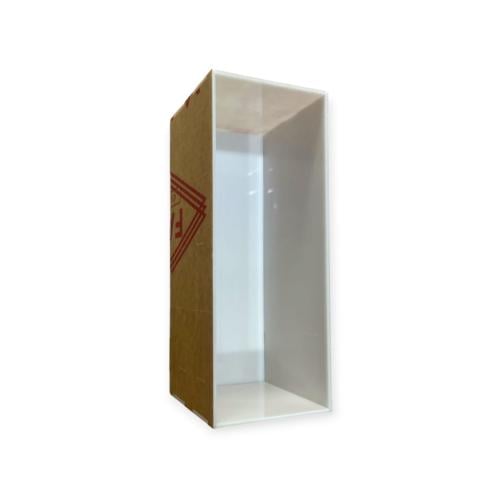 قالب اكريلك سماكه 3 ملي الطول 25 سم العرض 10 سم الارتفاع  10 سم