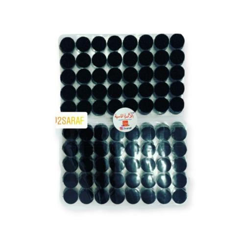 شك شك دائري اسودلاصق عاشق ومعشوق2.5 سم 240 قطعه