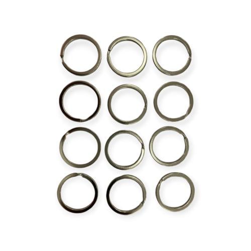 حلقات ميداليات3سم فضي عدد 12 حبه