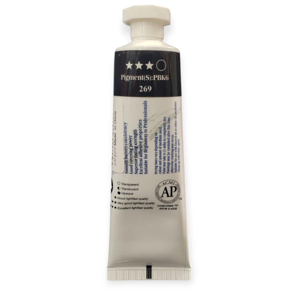 الوان زيتية 60 مل pigment (s):pbk6